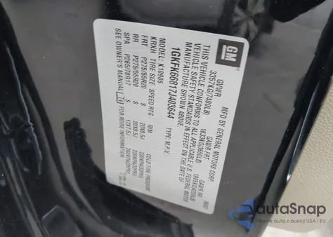2007 GMC Yukon Xl 1500 Denali z USA, uszkodzony, nr VIN 1GKFK66817J403644